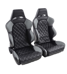 Portseat Set Las Vegas Artificial Leather Black Portseat Set Las Vegas Artificial Leather Black